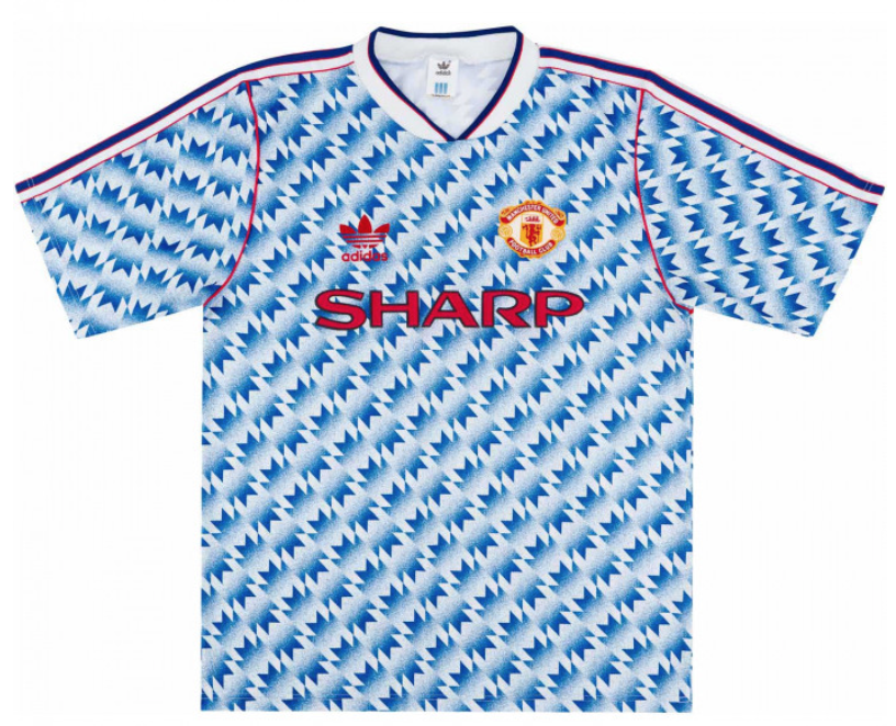 1990-92 Manchester United Away Shirt (Excellent) L/XL - Manchester United - Premier League - Classic Retro Vintage Football Shirts